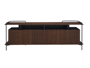 Шкаф из грецкого ореха с откидными дверцами