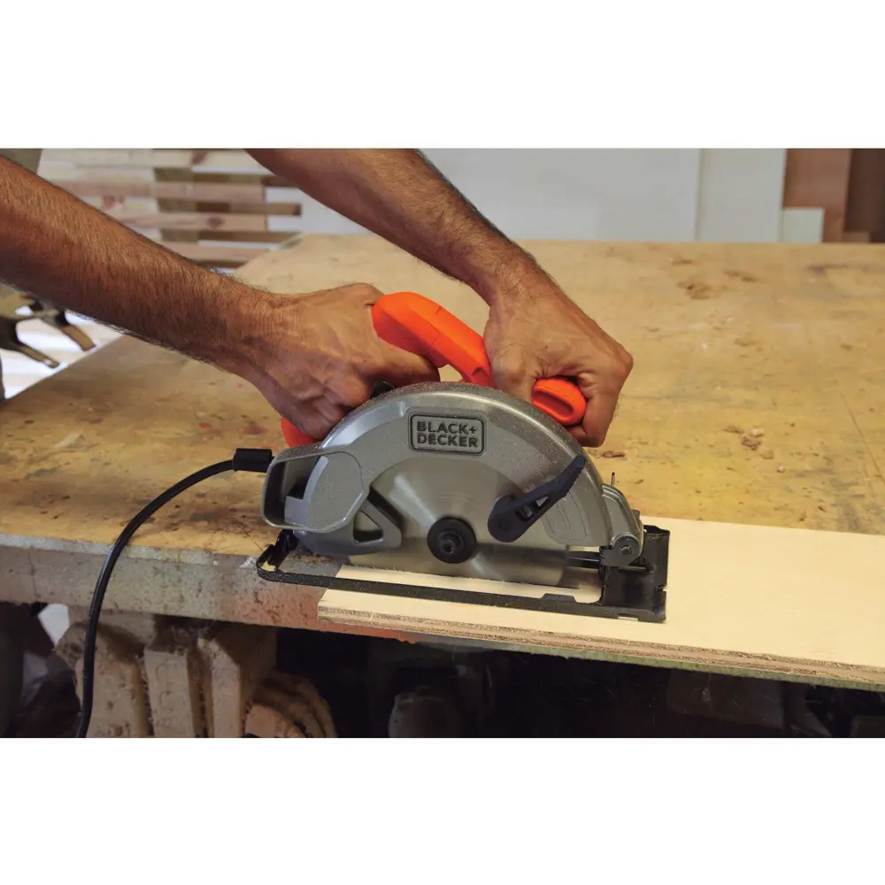 Пила циркулярная сетевая Black&Decker CS1004, 1400 Вт, 190 мм BLACK + DECKER STLM-2085822 - Вид №9