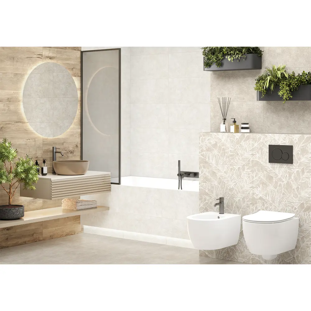 Настенная плитка Alma Ceramica Fiero 04 30x60 см 1.98 м² матовая цвет бежевый 89457767 STLM-2168160 - Вид №3