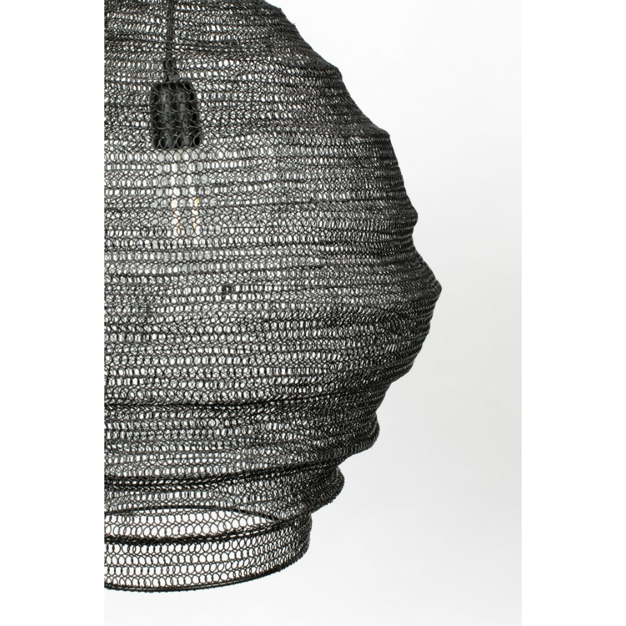 Лампа подвесная Lena L, черная White Label Living 5300144 - Вид №5