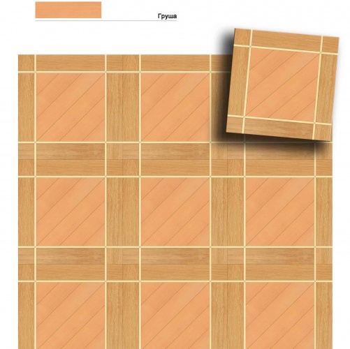 Художественный паркет Da Vinci Щитовой 26-548 Дуб (Гладкая) 500х500 мм 26010548 - Вид №1