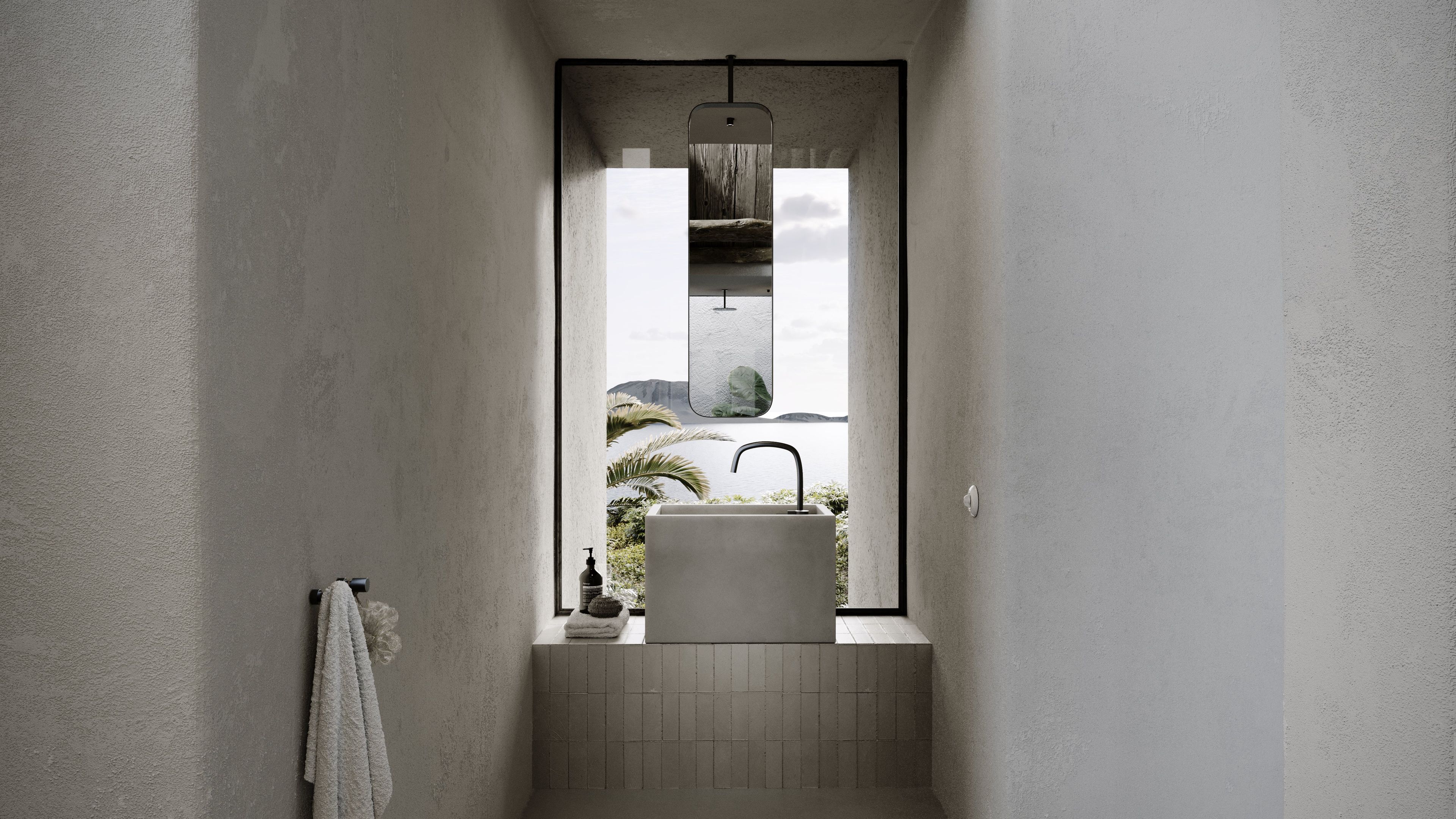 Одиночный подвесной умывальник из натурального камня COCOON Piet Boon ARCH-00052049 - Вид №26