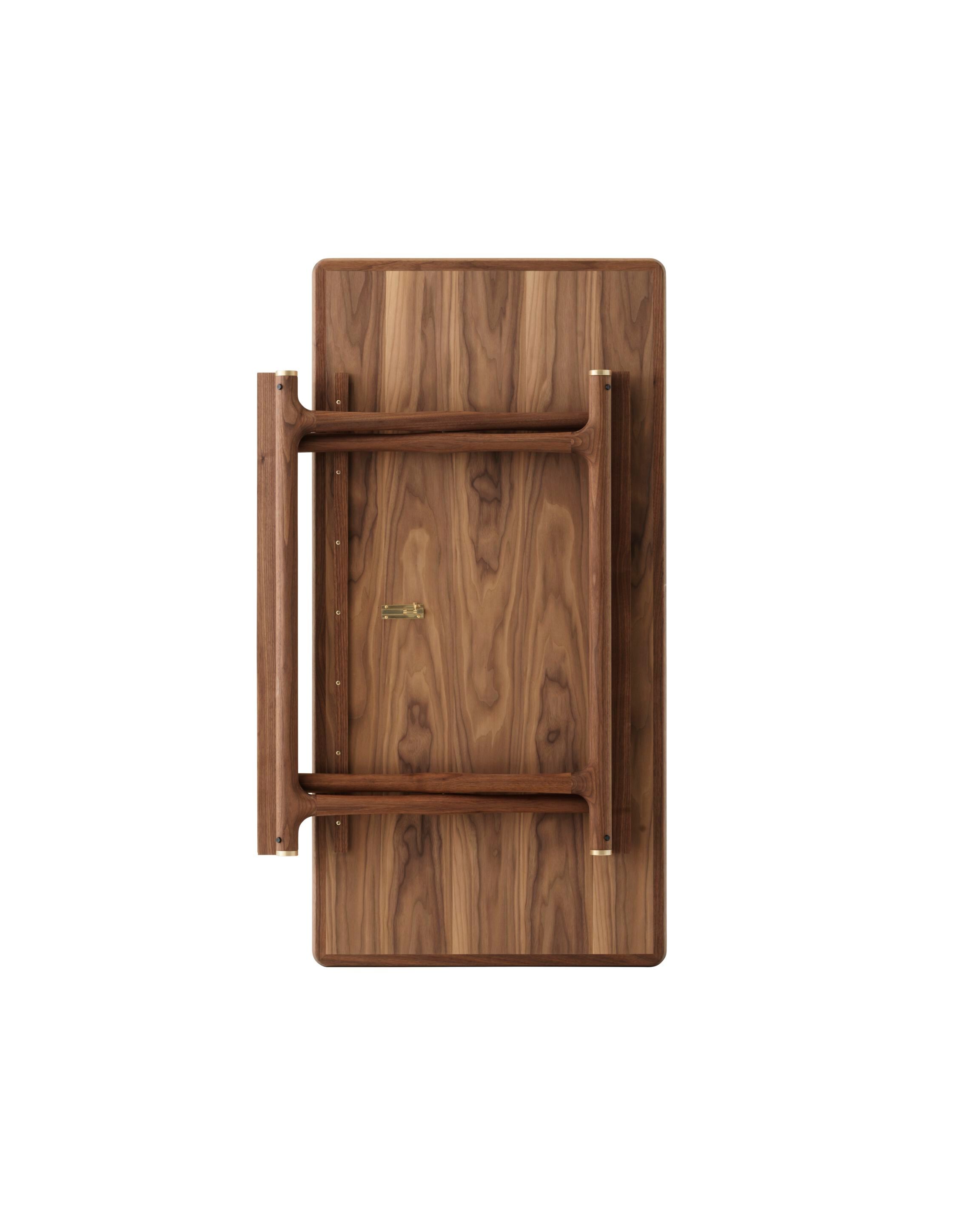 Деревянный прямоугольный складной журнальный столик Audo Copenhagen JÄGER ARCH-00047487 - Вид №11