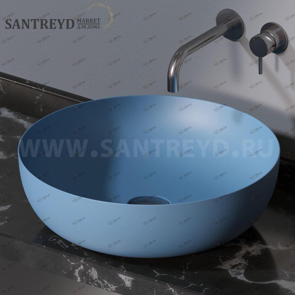 L601141 Накладная раковина на столешницу  круглая A. e T. Italia ELITE AeT ITALIA