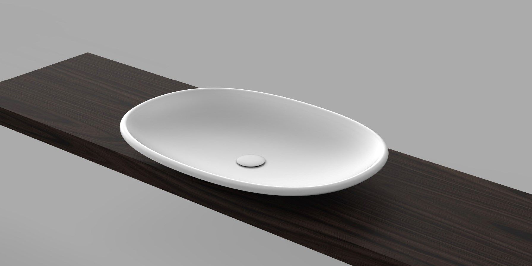 Овальная столешница из Flumood® Antoniolupi Rim ARCH-00061420 - Вид №2