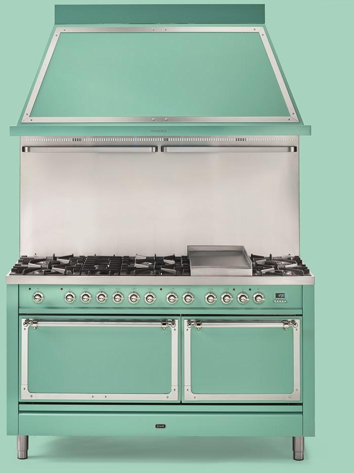 Ilve Отдельностоящая стальная кухня Nostalgie P15n Santreyd - Вид №7