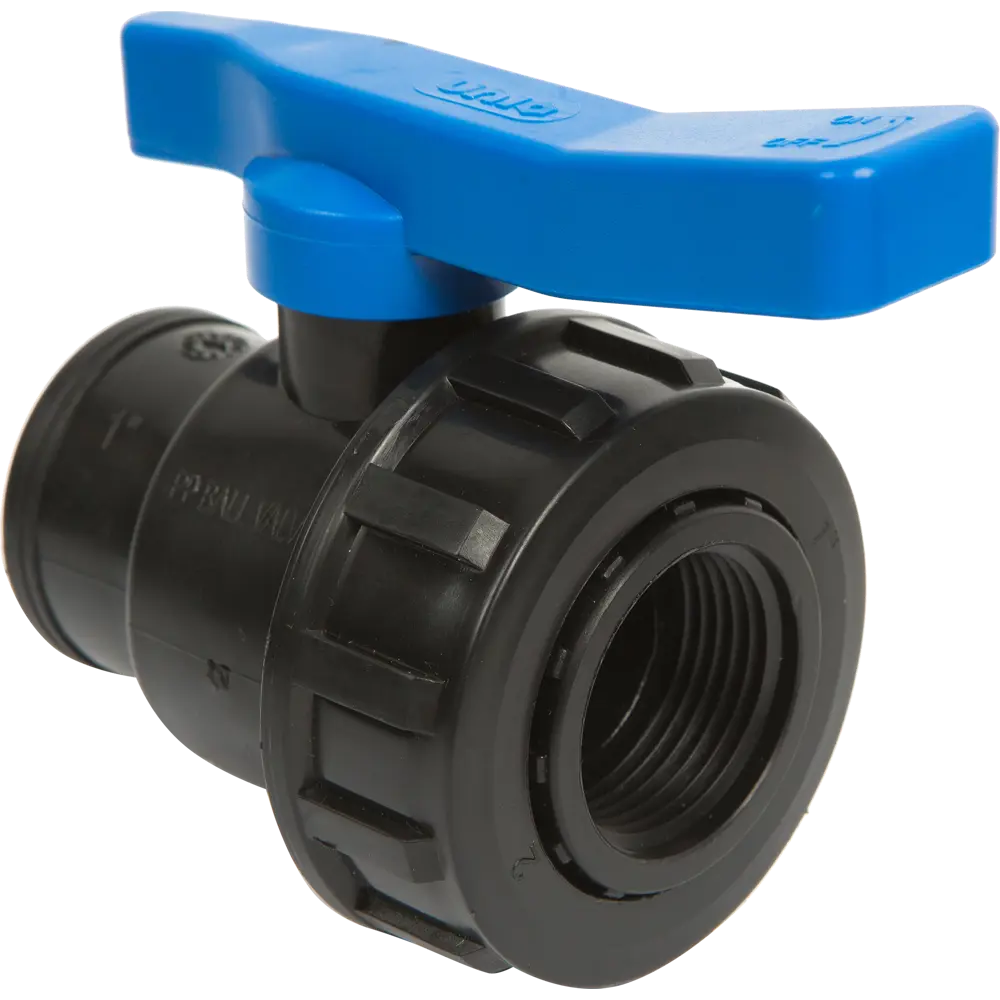 Кран ПНД 1"х1" внутренняя резьба полиэтилен UNIO STLM-2038329 - Вид №3