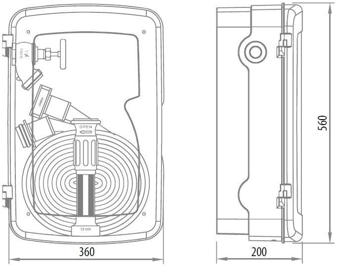 R.M. MANFREDI Настенный гидрант Rio sun-id-1487980 - Вид №1