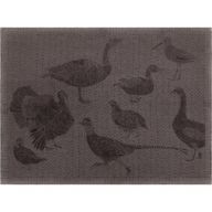 LEI_302_89 Полотенце кухонное 50/70 антрацит 50% лен 50% хлопок жаккард LEITNER Santreyd 