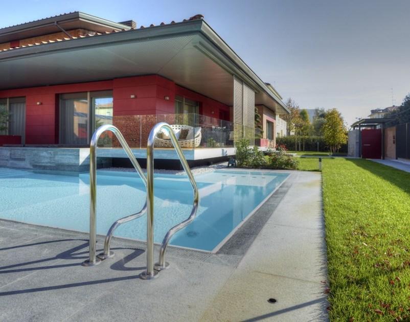 CARMINATI SERRAMENTI Копланарное французское окно из алюминия и дерева Alu 90 sun-id-1424907 - Вид №3