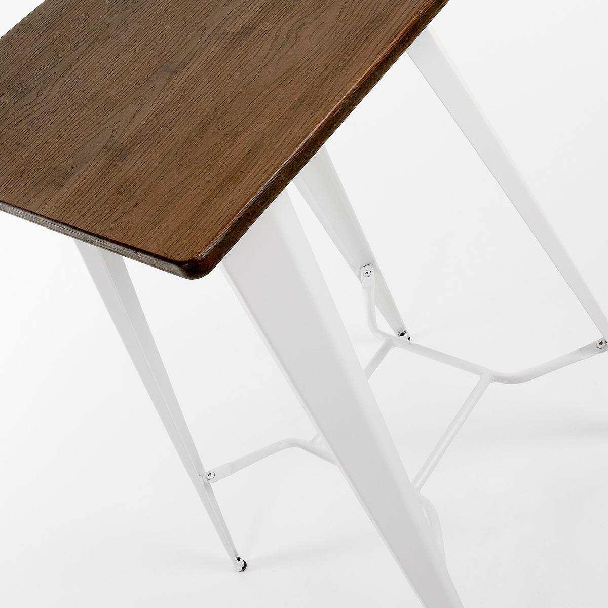 047520 Стол высокий белые ножки La Forma Malibu - Вид №3