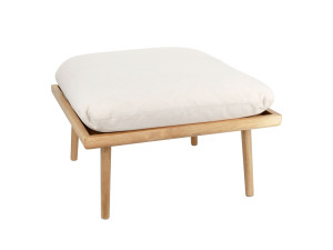 Квадратный дубовый пуф