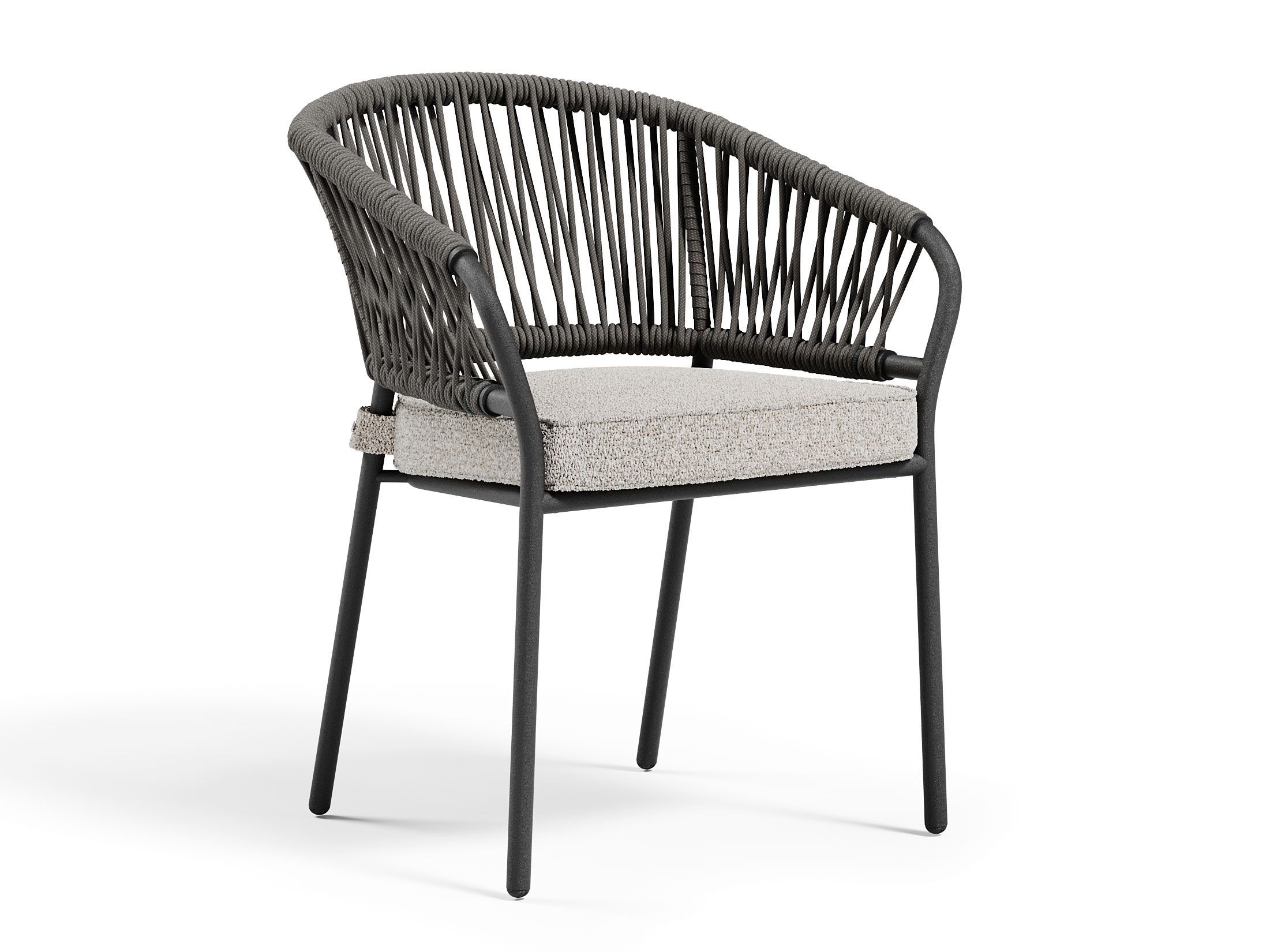 Садовый стул с алюминиевым подлокотником и веревкой Atmosphera Pleasure .25 ARCH-00082058 - Вид №1