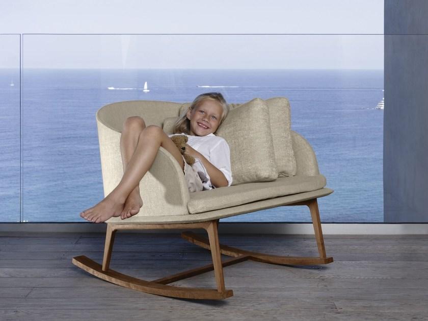 Talenti Кресло-качалка из ткани Cleo teak Clepd - Вид №3