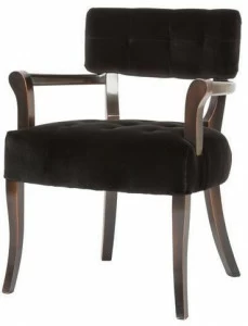 Stylish Club Мягкое бархатное кресло с подлокотниками Empire Scf.e13