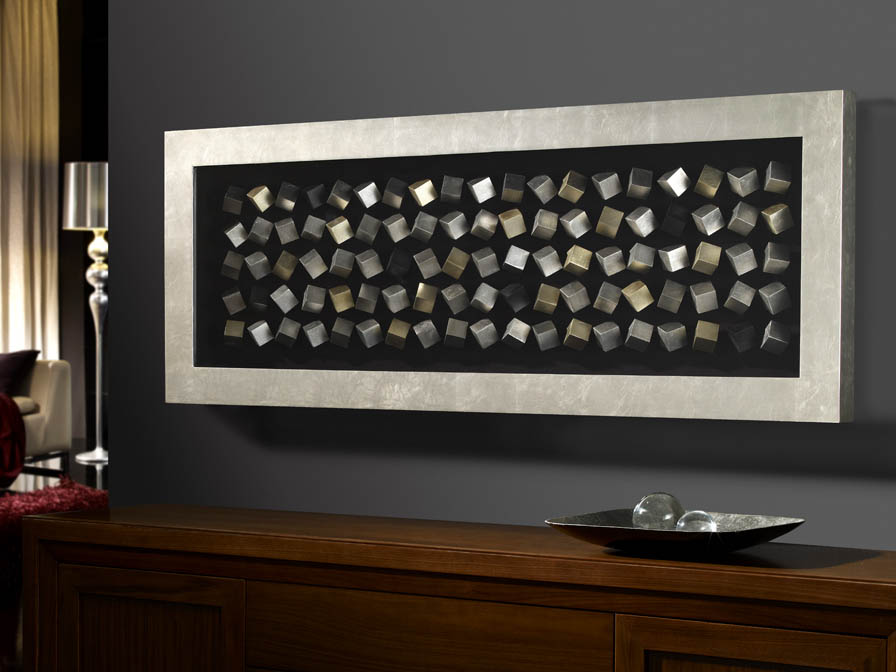 064276 Барельеф прямоугольный Schuller Cubic