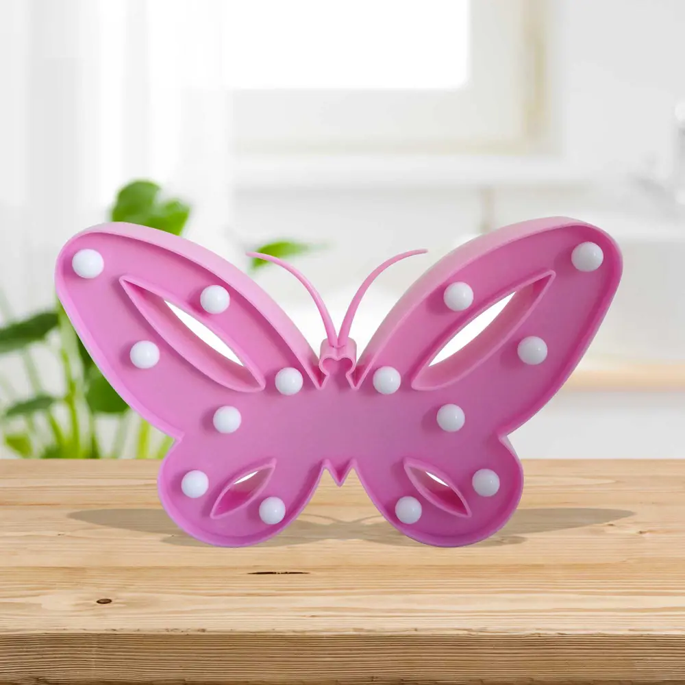 Ночник светодиодный детский «Бабочка» на батарейках, с выключателем APEYRON STLM-2121915 - Вид №4