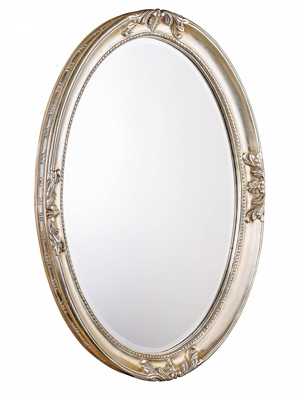Зеркало настенное 82х62 см античное серебро Parigi Silver ART-ZERKALO ДИЗАЙНЕРСКИЕ 00-3884070 Зеркальный;серебро  - Вид №1