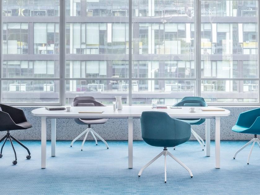 MDD Вращающийся стул на козелке из ткани с подлокотниками Ultra sun-id-1389760 - Вид №5