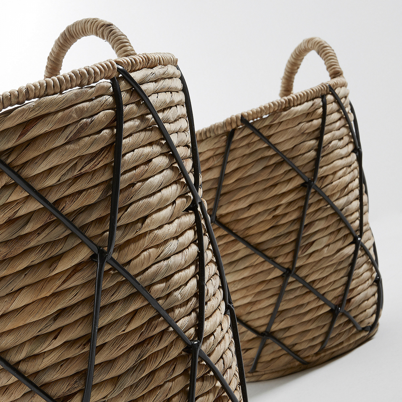 051486 Комплект корзин Maja натуральный, черный La Forma Mast - Вид №1