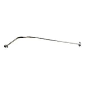 Карниз для ванной Go Go Г-образный 160x70 см нержавеющая сталь цвет хром