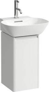 H4030111102621 Шкафчик под раковину , 1 дверца, крепление на петли слева, 1 внутренняя полочка, совместим с мини-раковиной 815301 LAUFEN PRO