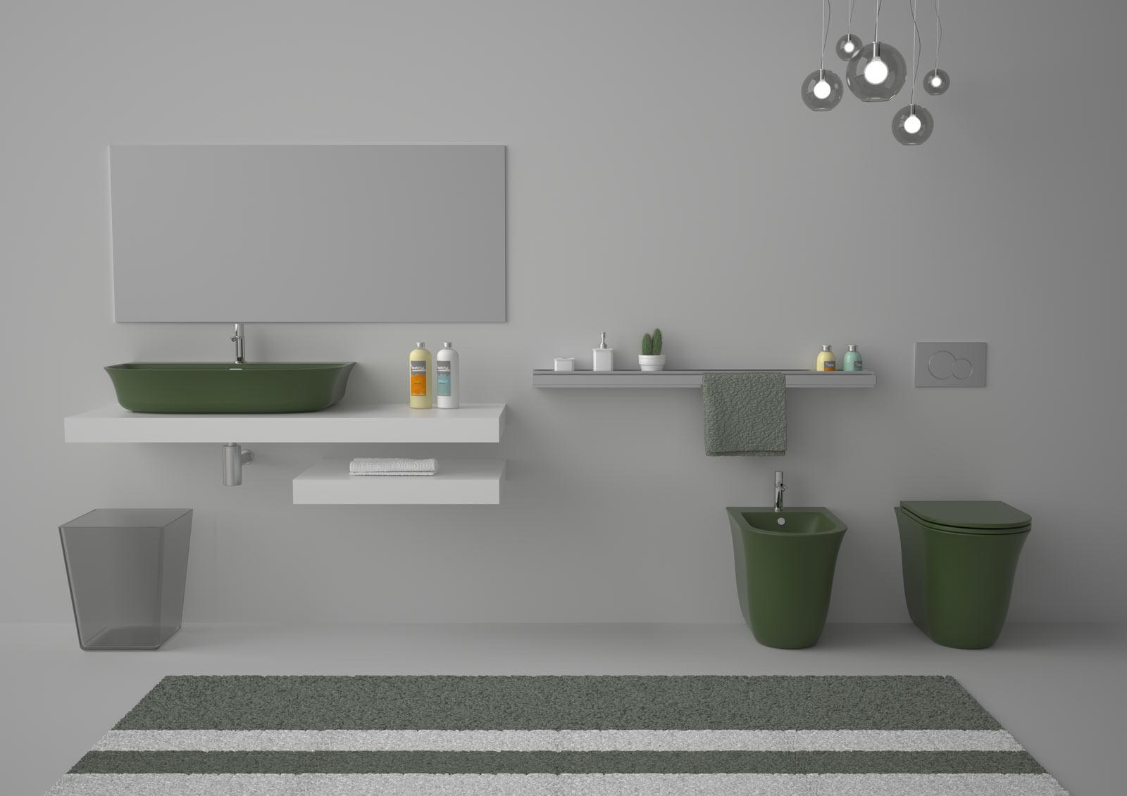 FLWC013 Напольный унитаз приставной GSG CERAMIC Flut - Вид №9