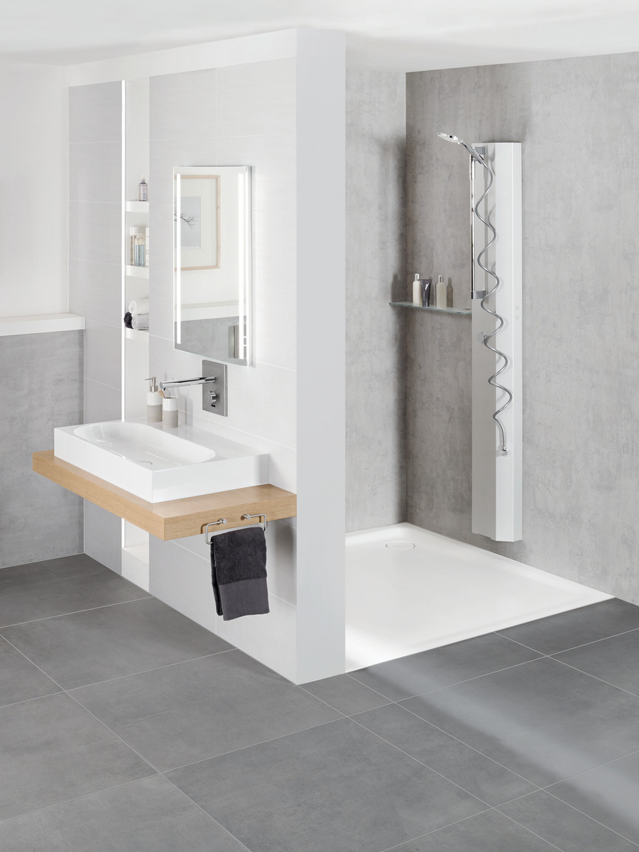 Душевой поддон KALDEWEI Сталь эмалированная 480-2 446 теплый серый 30 480-2446 - Вид №6