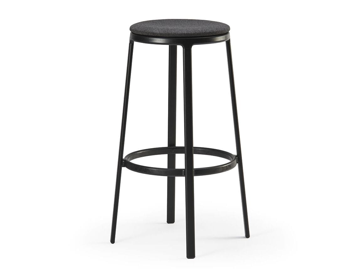 Высокий стальной табурет с подставкой для ног Infiniti ARCH-00130413