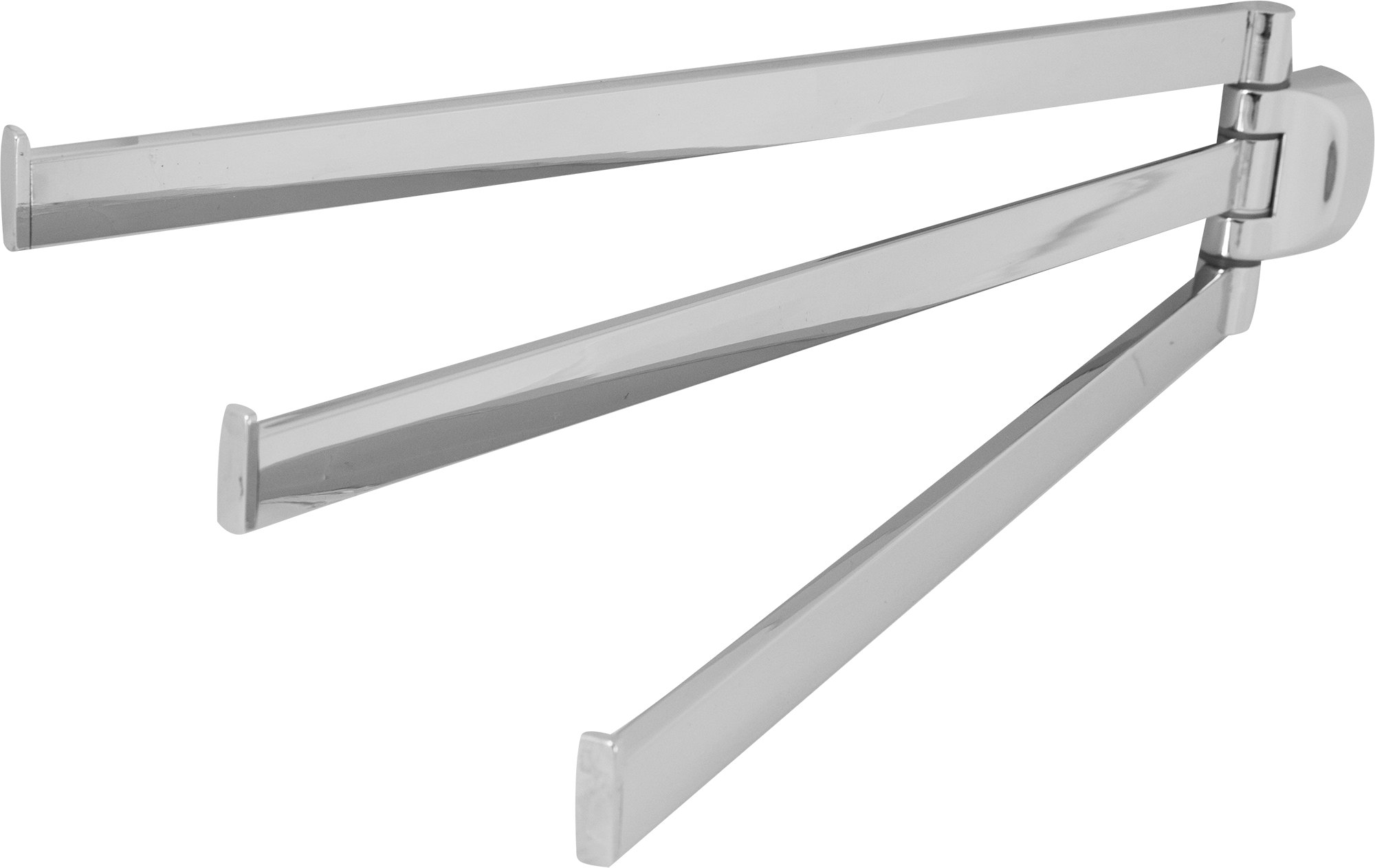 BATH PLUS Тройной держатель для полотенца Opus с хромированным покрытием 82510010 STLM-0028959 - Вид №1