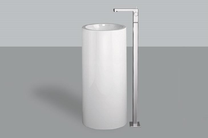 4504000400 Умывальник, wt.rx400k, белая, для простого ухода Alape серия K 