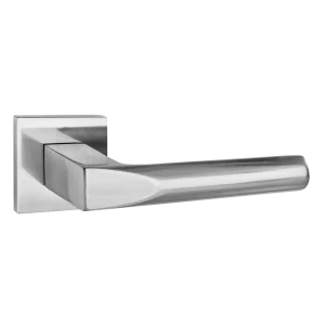 Дверная ручка Puerto Доппио Slim в матовом никеле 89394718