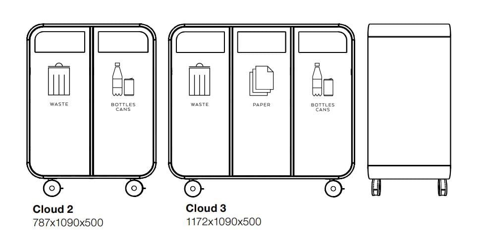 Стальные коллекторы для утилизации отходов TreCe CLOUD ARCH-00013213 - Вид №3