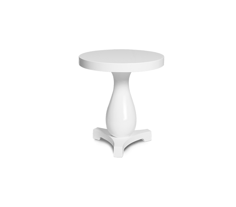 0-262 Белый приставной столик Hudson Boca Do Lobo 