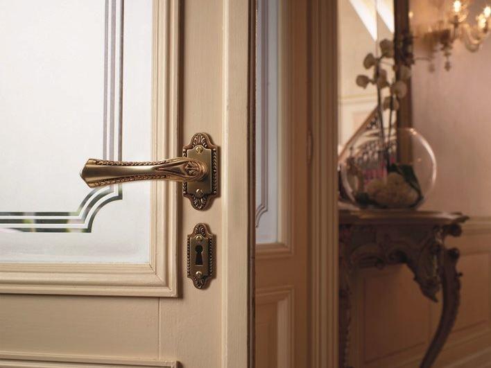 LINEA CALI' Ручка из хромированной латуни на розетке с замком Sissi sun-id-1441426 - Вид №1