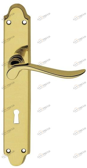 LINEA CALI' Латунная ручка в классическом стиле на пластине с накладкой Ibiza sun-id-1367861