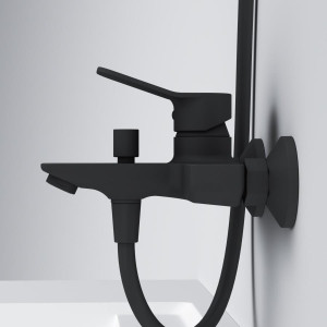 F42985A00 набор 3в1: см-ль д/умывальника см-ль д/ванны/душа душевой комплект черный шт. AM.PM X-Joy