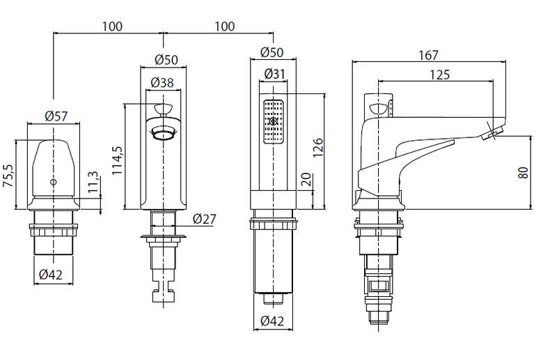 LGA03000 Смеситель M&Z Laguna Santreyd - Вид №1