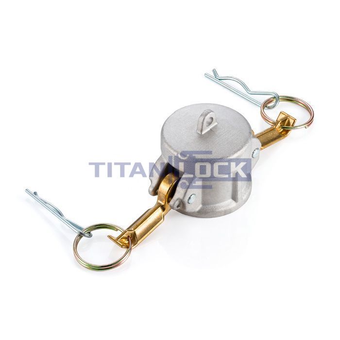 Камлок алюминиевый тип DC, заглушка для ниппеля 2 1/2", TL250DCAL TITAN LOCK  - Вид №2