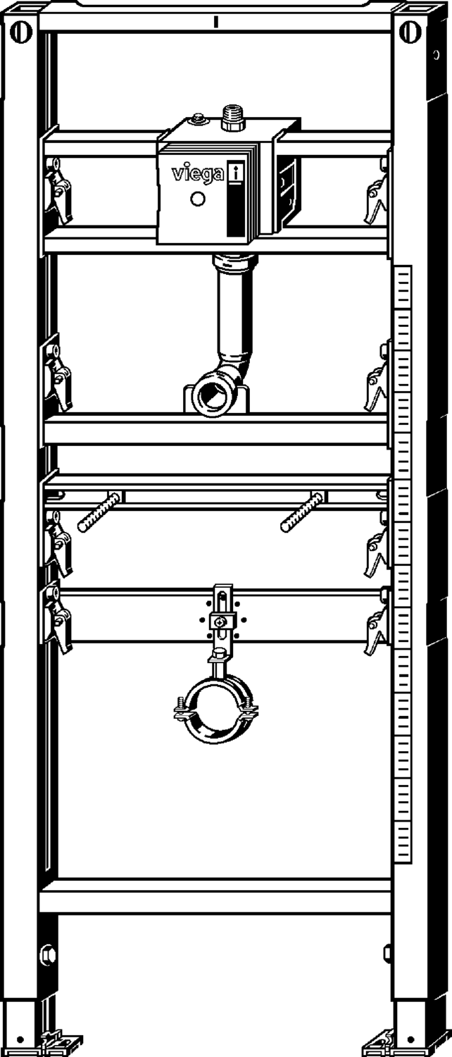 Системная техника  Prevista Dry  Элементы для писсуаров VIEGA 776 404 Модель 8560 Santreyd  - Вид №1