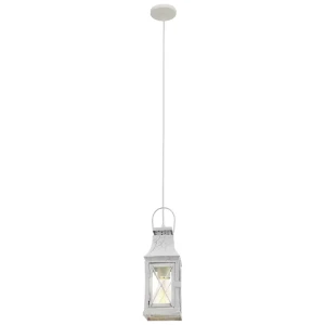 Подвес Lisburn 1xE27x60 Вт, сталь, цвет белый 18742694 STLM-2045907
