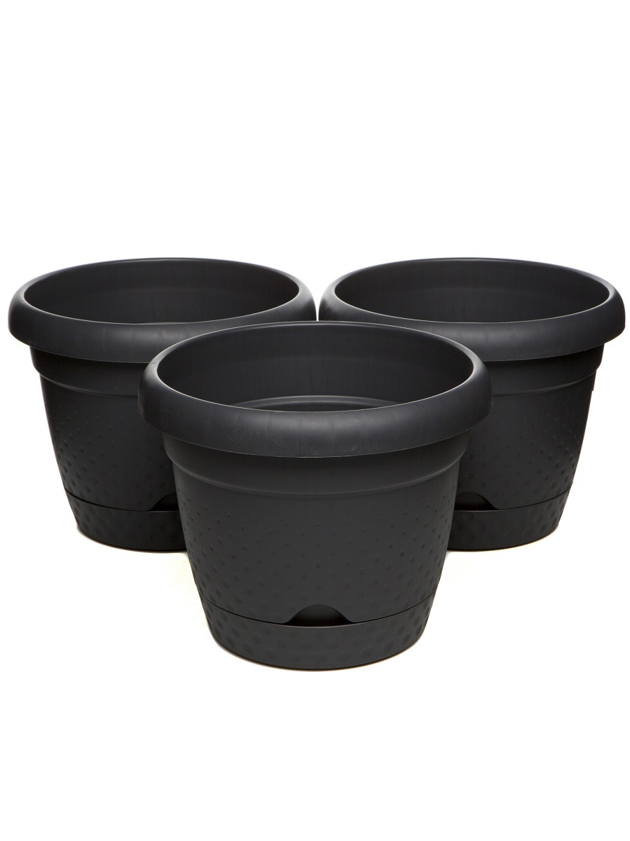Горшок для цветов Lupo 8.8L Anthracite NAVAKO 16178 - Вид №3