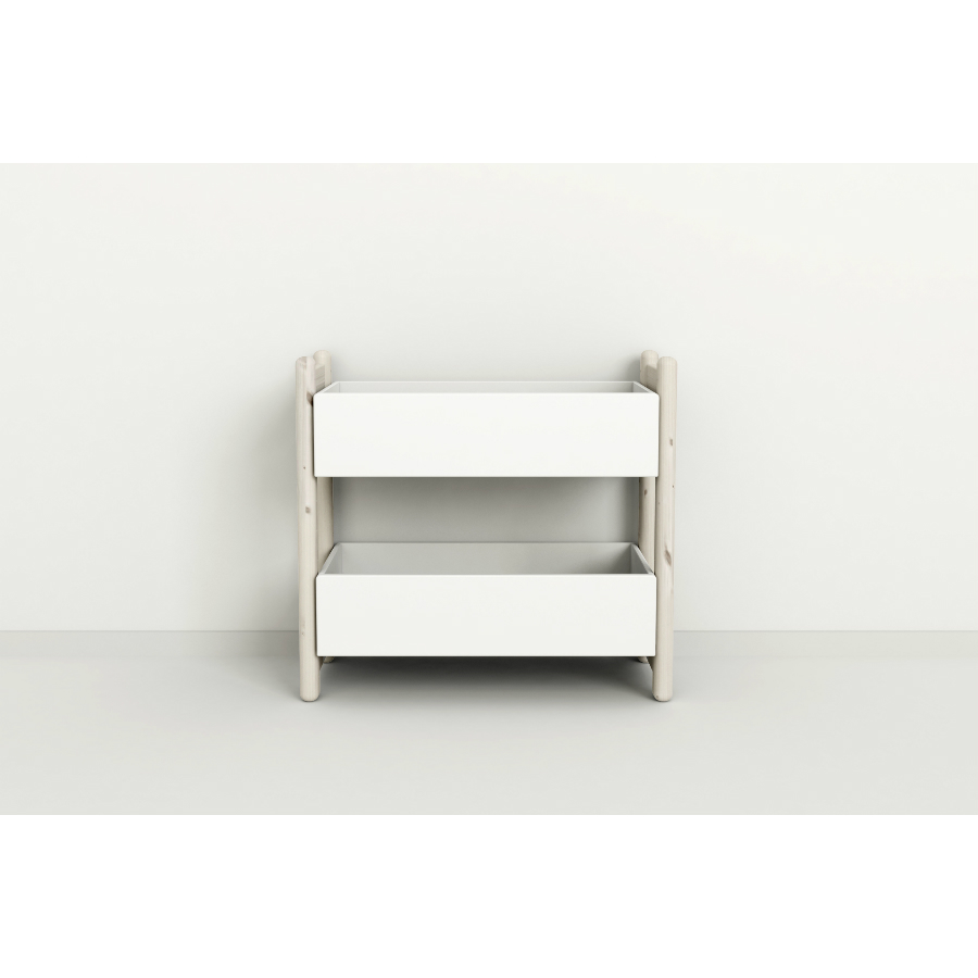 Гарнитур Mini E, 2 ящика, белый, искусственно состаренный Flexa 812620590 - Вид №1