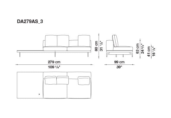 Кожаный диван B&B Italia док ARCH-00130675 - Вид №58