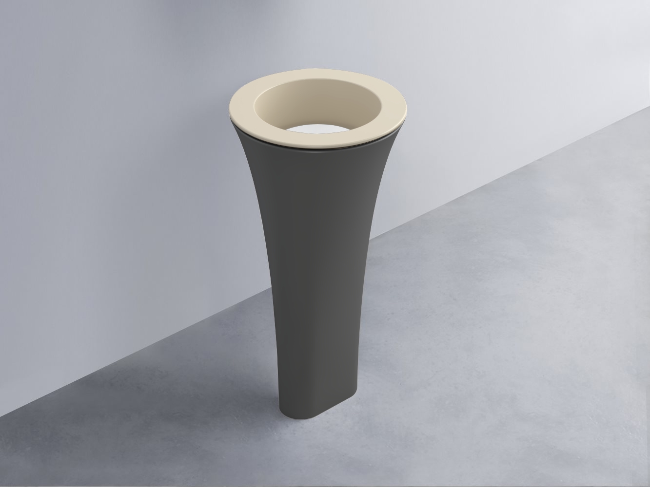 AMLA45-LN+AMPILT-BL+AMCOLT-CM Раковина Amedeo Tondo отдельностоящая cielo Enjoy + Amedeo Ceramica Cielo