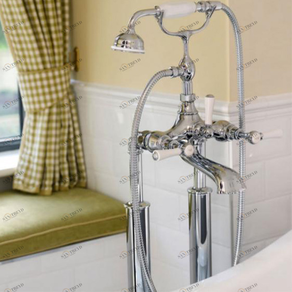 Смеситель для ванны Staffordshire 12 STA-12-PC Victoria + Albert STA12PC