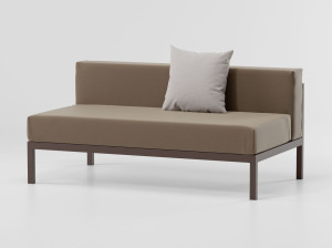 Тканевый модульный садовый диван