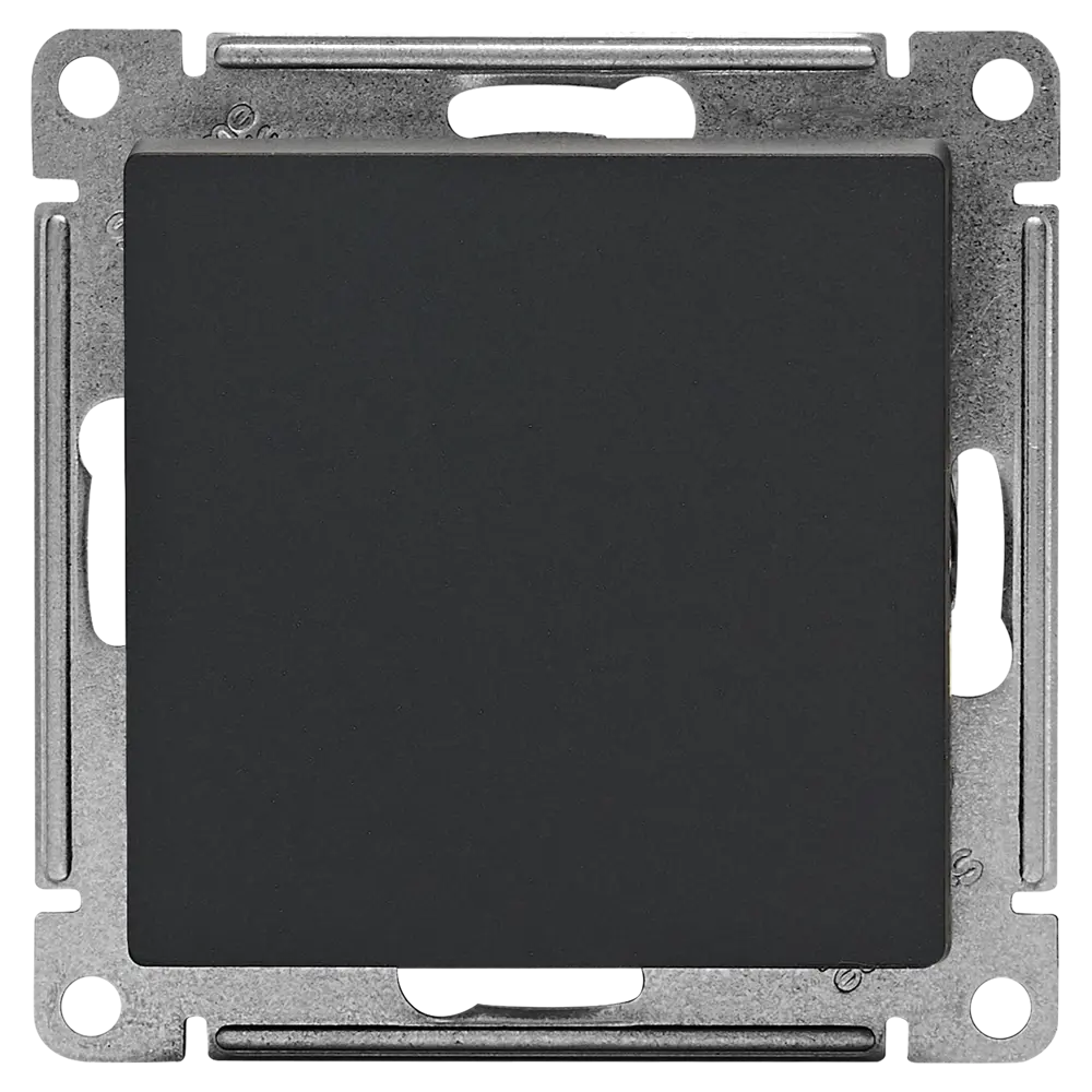 Переключатель встраиваемый Systeme Electric AtlasDesign 1 клавиша цвет базальт STLM-2180767