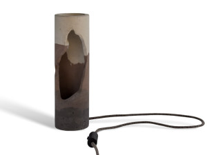 Бетонная настольная лампа