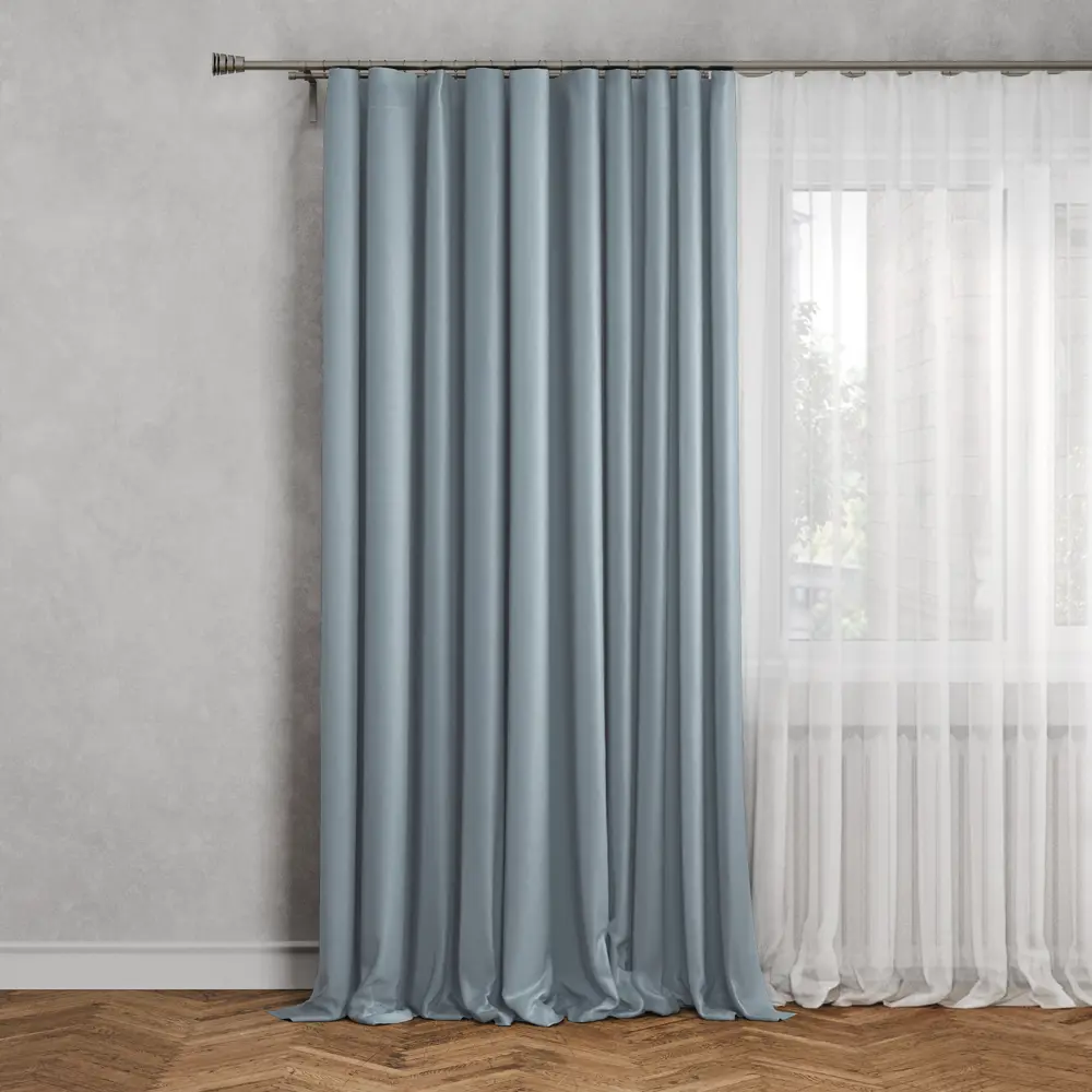 СТОЛИЦА ТЕКСТИЛЯ Bordeaux - штора блэкаут с лентой для идеальной драпировки 88039137 STLM-1059234